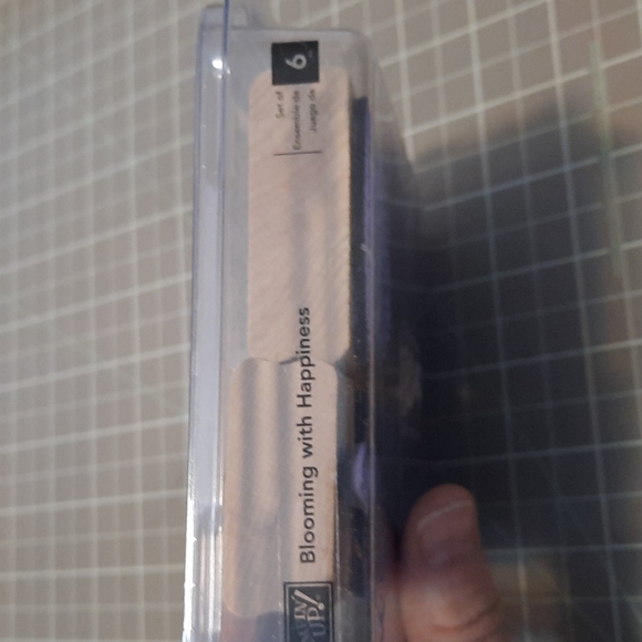 Blooming with Happiness rubber Stampin Up set of 6 - Picture 3 of 3